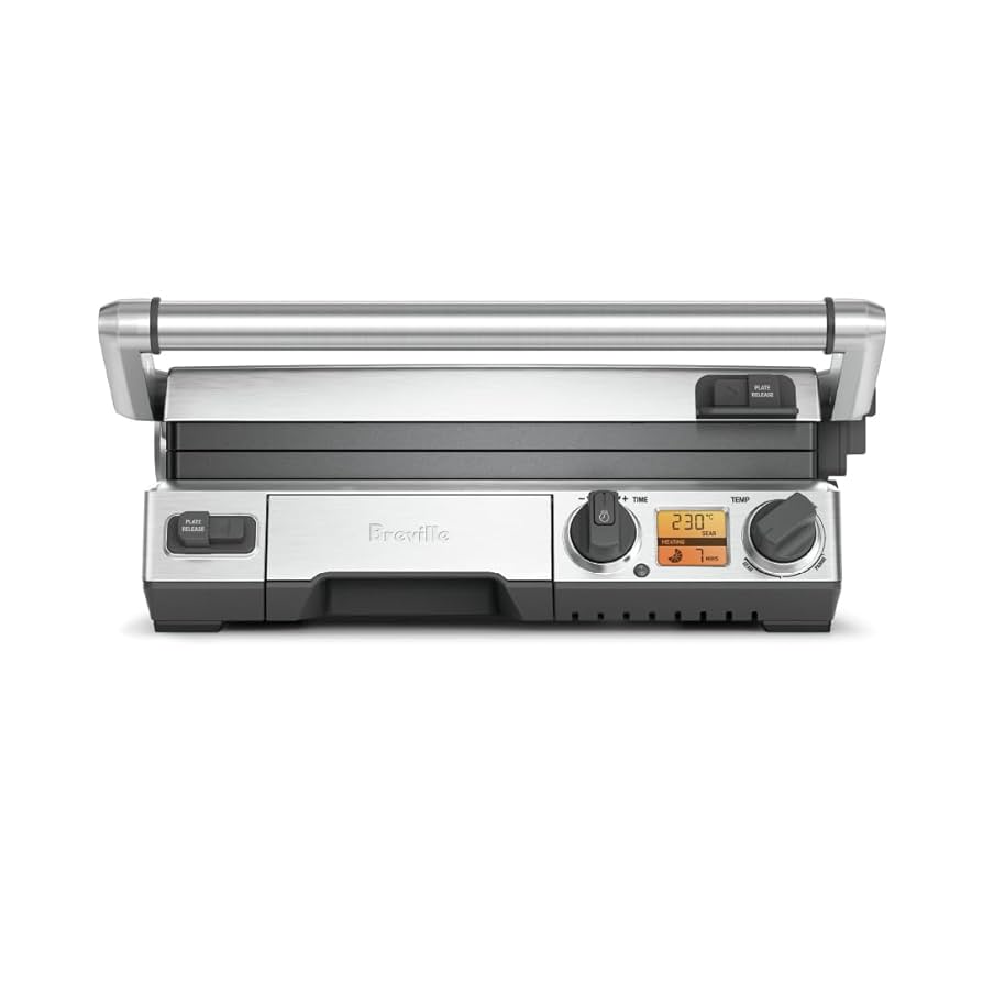 Amazon.com: Breville BGR820XL Smart Grill, Brushed Stainless