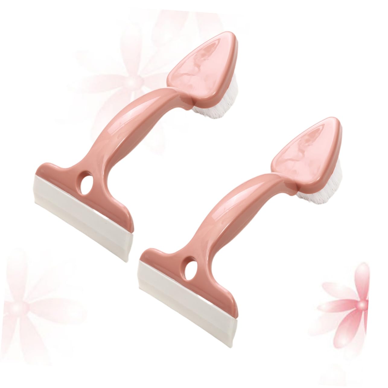 PartyKindom Cepillo De Limpieza De Azulejos Espátula para Suelo De Baño Limpiador De Vidrio Cepillo para Fregadero De Cocina Fregado De Suelo 4 Uds