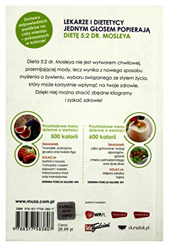 Dieta 5:2 dr. Mosleya (Polish Edition) [Polish] 8377583801 Book Cover