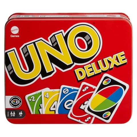 Mattel Games UNO Deluxe Classic Card Game Cover