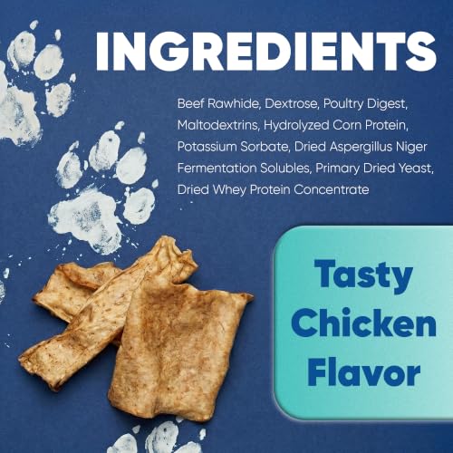 Virbac C.E.T. Enzymatic Oral Hygiene Chews for Dogs, Tartar Control, Small