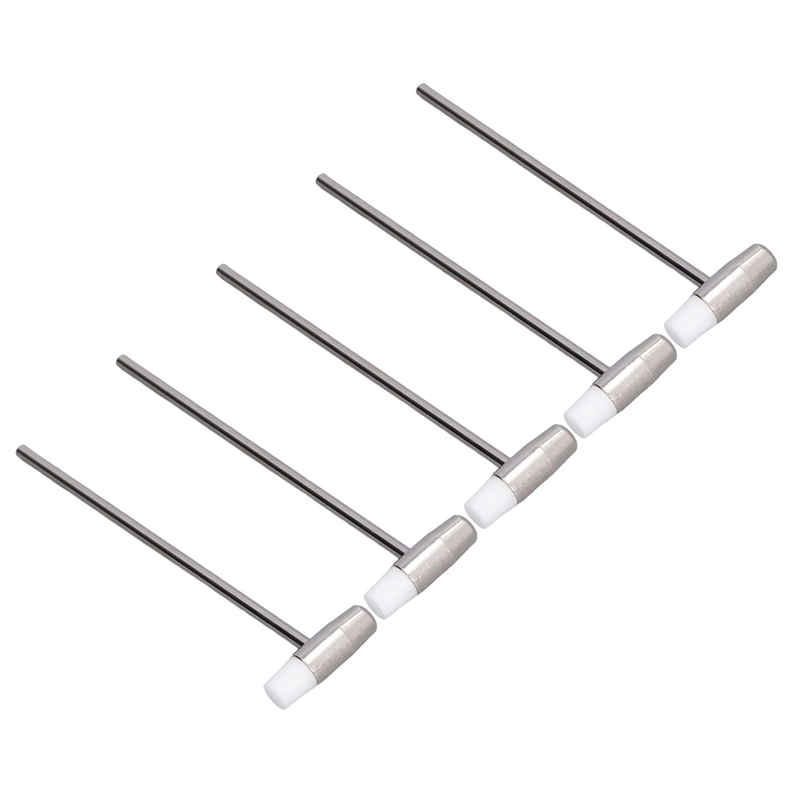 Dual Head Hammer Small Hammer for Crafts and Jewelry Making Impact Head Without Surface Damage Compact and Portable Stainless Steel Nylon 6.5in Total Length