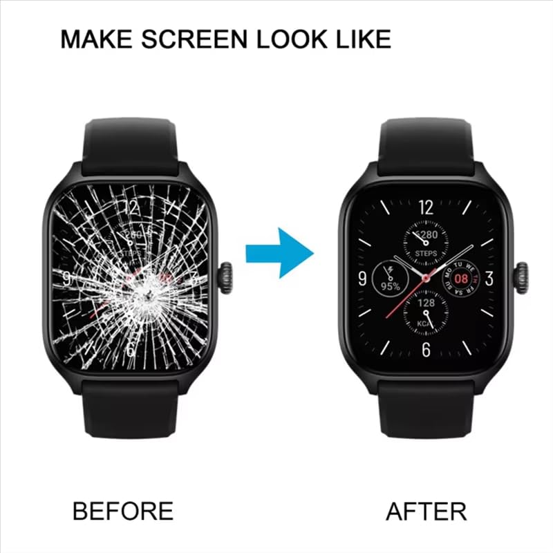 YOOOKOOO Écran de montre LCD pour Amazfit GTS 4 Assemblée Complète Digitizer Pièce de Rechange