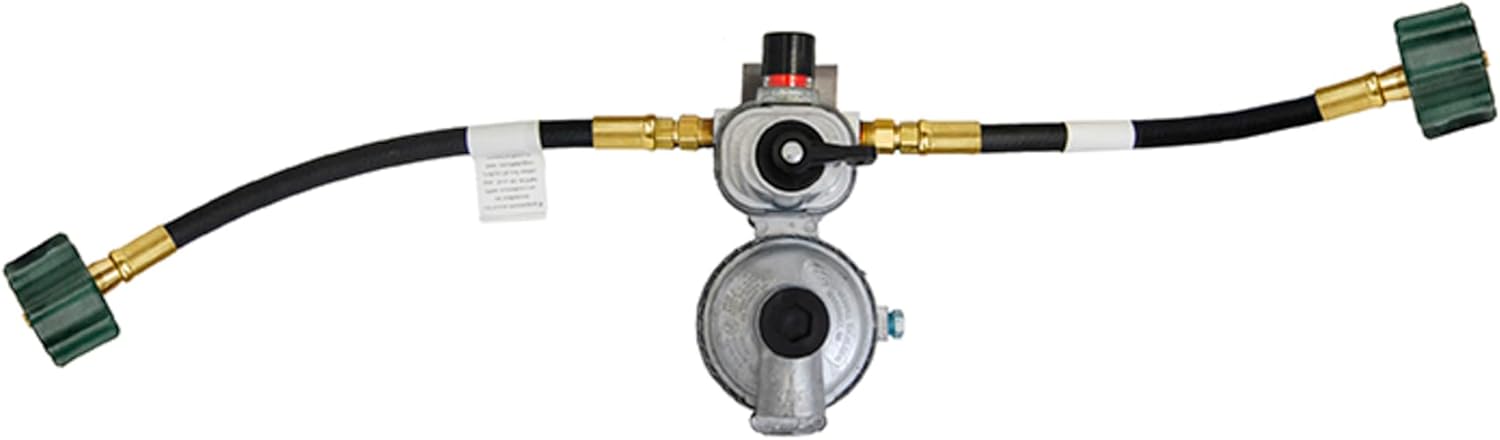 AP Products Marshall Excelsior MEGR-253P-PT24 2-Stage Excela-Flo Auto Change-Over Regulator - 1/4" INV x 3/8" FPT