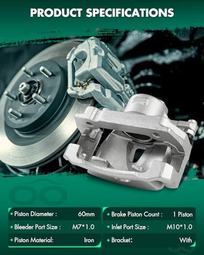 Image of SCITOO 19B3218 Front Right Disc Brake Caliper Assembly w /Bracket For Lexus For IS250 2006-2008 2014-2015