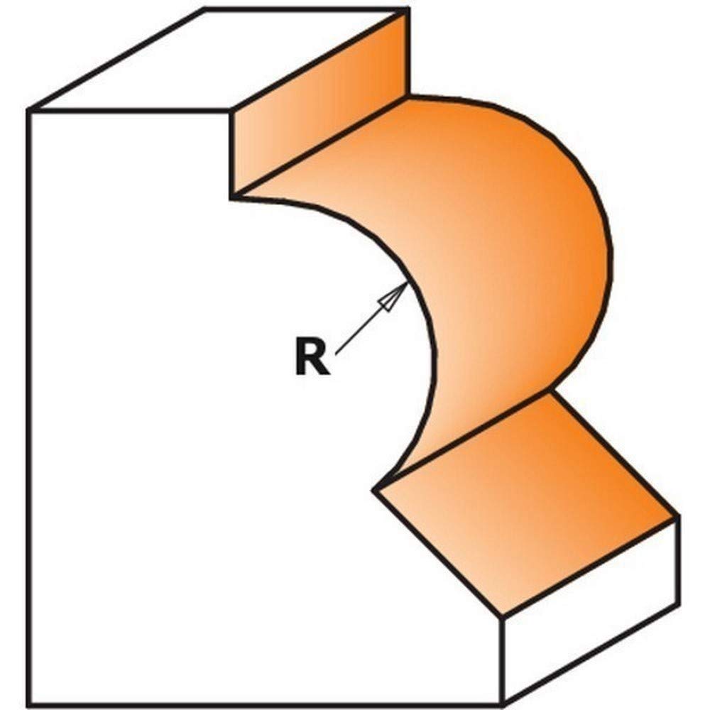 Fresa Raggio Concavo C/Smusso 45° HW S=8 D=36X25x60 R=8 CMT
