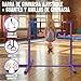 Imagen de Gym Bar® Barra Gimnasia Infantil Violeta + Anillas Rosas