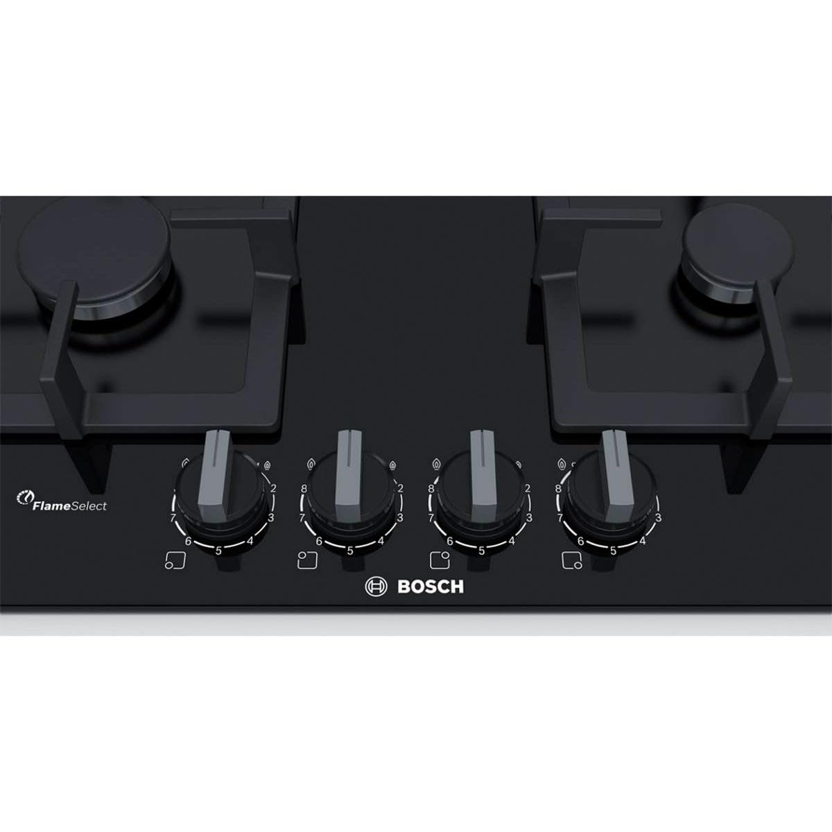 Bosch - Table de cuisson à gaz en verre trempé pph6 a6b20 Finition Noir - 60 cm