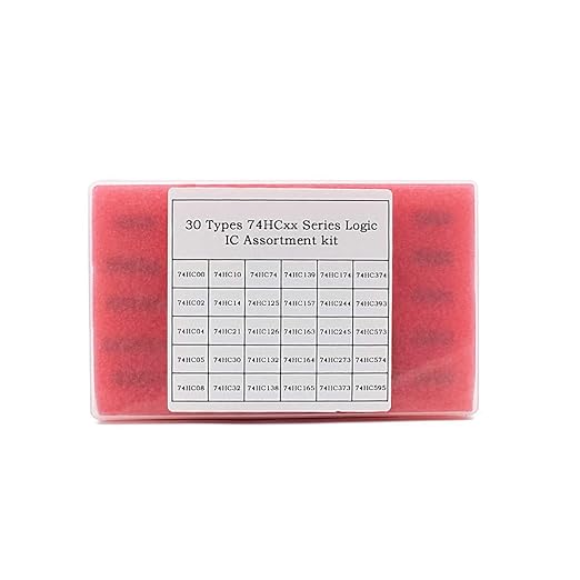 30 Types 74HCxx Series Logic IC Assortment Kit, Logic Gates, Integrated Circuits Assortment Kit, TTL, High-Speed Si-Gate CMOS IC, Low-Power
