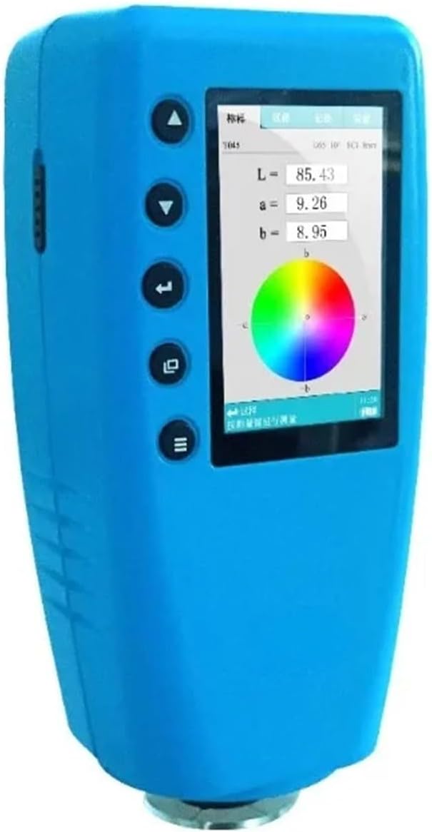 Colorimeter, Portable Colorimeter Color Analyzer, Digital Precise LAB Color Meter Tester, Color Difference Meter TFT Color Display 4mm Caliber,Low Energy Consumption Instrument