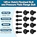 14Pcs 12-Point Transmission Clutch Flywheel Pressure Plate Flange Bolt Set for Honda Civic Accord for Acura ILX TSX K20 K24 90011-PNA-B00 90034-P10-A01