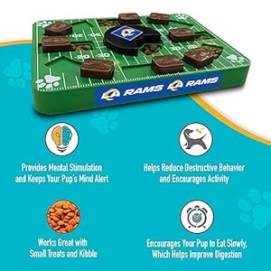 Pets First Nfl Los Angeles Rams Puzzle Toy Puzzle Treat Dog Toy Interactive Dog Treat Toy Dog Puzzle  Cucciolini Doodles Pets first nfl los angeles rams puzzle toy puzzle treat dog toy interactive dog treat toy dog puzzle   cucciolini doodles