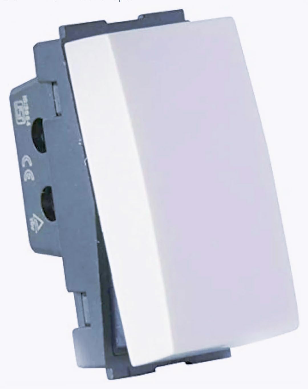 SIVSENKAR ARGANICS GM Modular 10 Amp Four Five Series Switchs, Glossy White pack of 5 units-image-20