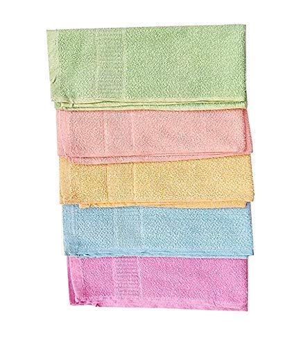 100% Cotton Ultra Soft, Super Absorbent, Antibacterial Face Towel Set, 200 GSM, Size- 14 * 21 inch (Multicolor)- Pack of 5-image-31
