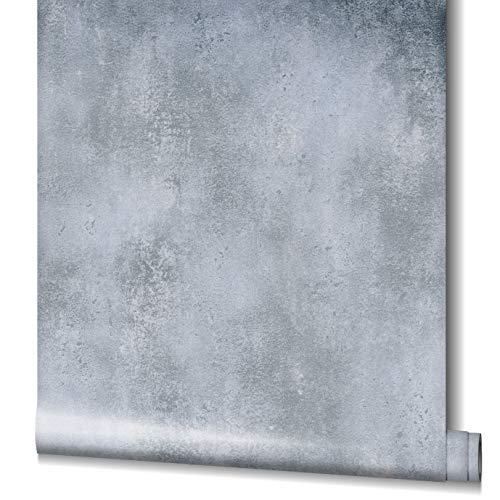 Marburg Wallpaper Light Grey Concrete Look Hailey for Living Room Bedroom or Kitchen 100% Made in Germany 10,05m x 0,53m Premium Quality Non-Woven Wallpaper 82247 - Image 2