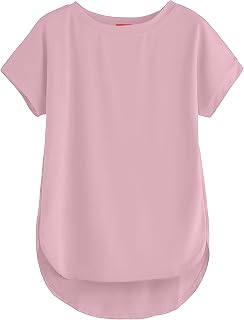 SHODOX® Women's Cotton Blend Solid Regular fit Round Neck Short Sleeve T-Shirt (Pack of 1) Price In India