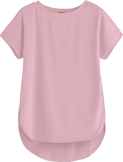 SHODOX® Women's Cotton Blend Solid Regular fit Round Neck Short Sleeve T-Shirt (Pack of 1)