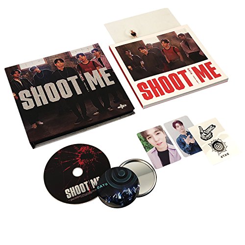 SHOOT ME : YOUTH PART 1 [ Bullet Ver. ] - DAY6 3rd Mini Album CD + Clear Card + Tatoo Sticker + Photocard + FREE GIFT / K-POP Sealed