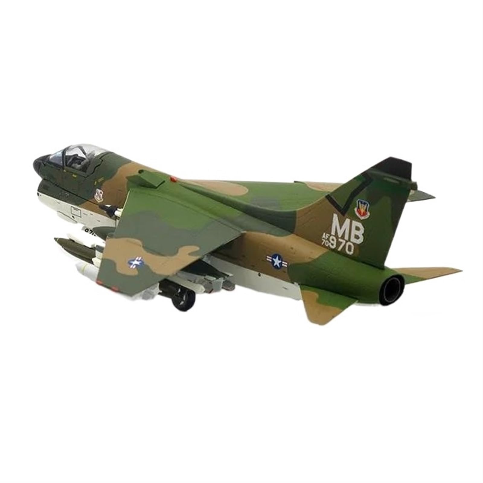 Metal Fundido A Presión Escala 1/72 para A7 A-7D Avión De Ataque Modelo De Combate De Aleación Réplica De Juguete Coleccionable Avión a Escala