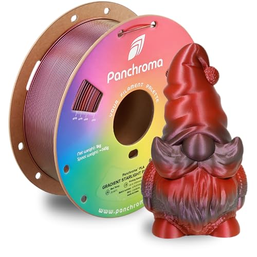 Image of Polymaker Panchroma PLA Filament 1kg, Gradient 3D Printing Filament 1.75mm | Starlight Purple-Red, Neatly Wound PLA for Easy Print & Smooth Feeding. Compatible with Bambu Lab & Most 3D Printers