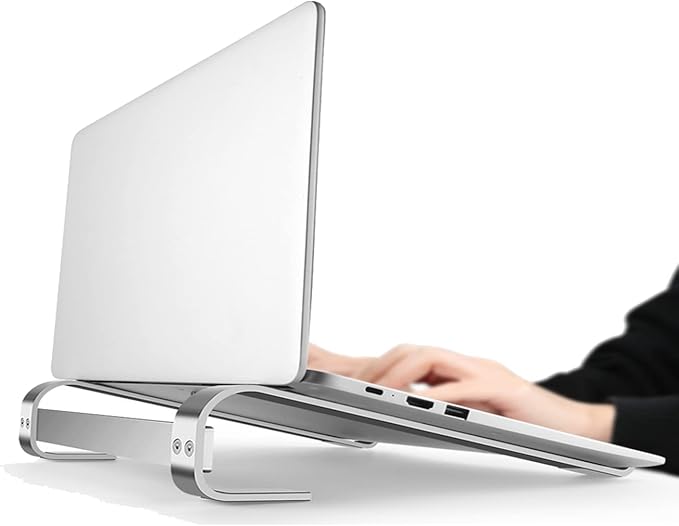 Laptop Stand,Laptop Riser Notebook Holder Stand Ergonomic Aluminum