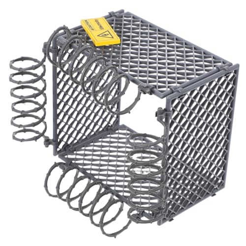 ibasenice Valla De La Red De Protección Delantera De La Cuadrícula del Lote De La Cerca del Resorte Mini Copa Mini Ficha del Perro del Perro del Animal del Animal del Pequeño Kit De Valla