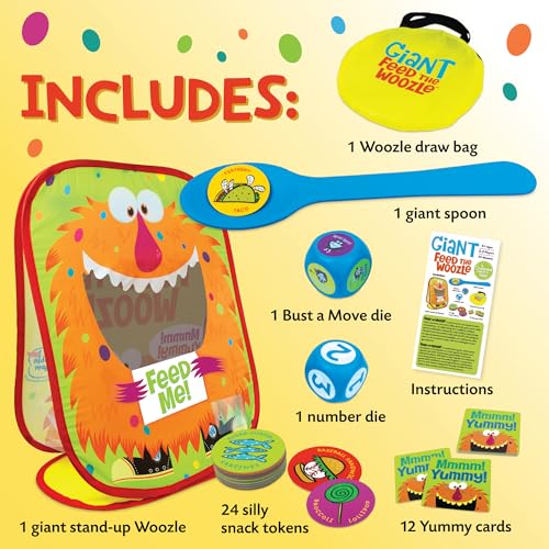 Giant Feed the Woozle Juego Cooperativo para niños 3+ miniatura 3