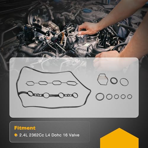 Image of HS26232PT Head Gasket Set with Bolts, Compatible with 2002-2006 Toyota Camry Highlander Rav4 Solara 2.4L, Replace# ES71183