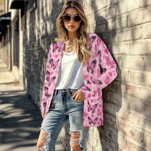 Image of Cardigan for Women Long Sweater Open Front Sweaters Fashion Lightweight Cardigans with Pockets