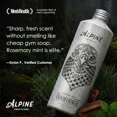 Image of Alpine Provisions Natural Organic Conditioner Men & Women, Rosemary & Mint