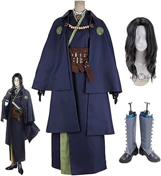 南海太郎朝尊　フルセット　コスプレ衣装 ウィッグメガネ付き　刀剣乱舞 Amazon | [QLPLYZON] 刀剣乱舞 南海太郎朝尊 コスプレ衣装 （ウィッグ
