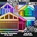 SINLEY 200FT Permanent Outdoor RGB Lights,Waterproof Smart LED Eaves Lights with App/Remote Control,for Christmas and All Holiday Decor,Daily and Accent Lighting,House Roof and Garden Lighting