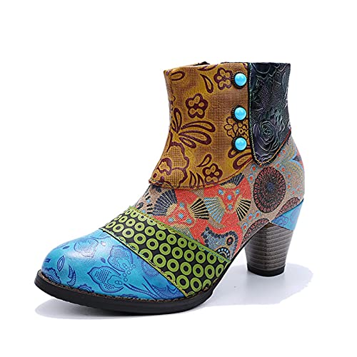 Xmiral Stivali Stivaletti Stivaletto Boots Sneaker...