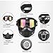 KKmoon Gafas Desmontable Mascara del Moto Filtro de Boca para Cascos Abierto...