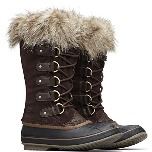 Image of Womens Sorel Joan Of Arctic Winter Outdoor Fur Lined Suede Knee Boots