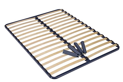 SEDAC 13813302000 Sommier, Acier,Bois,Plastique, Bleu Nuit, 140 x 190 cm