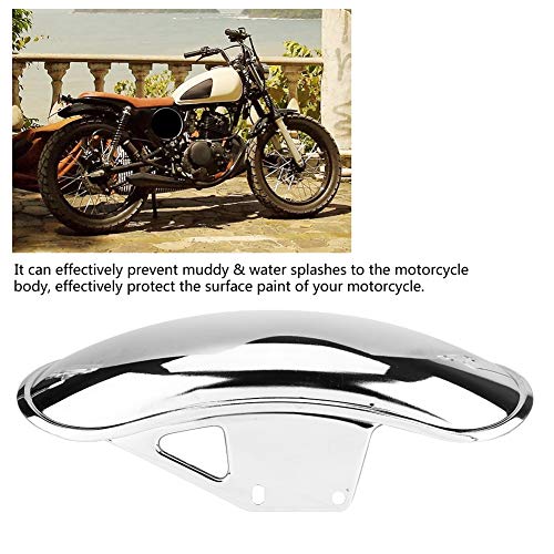 Image of Folding Front Mud Guard Motorcycle Front Mud Flap Guard Fairing Mudguard Cover for GN125 GN250(Plating)