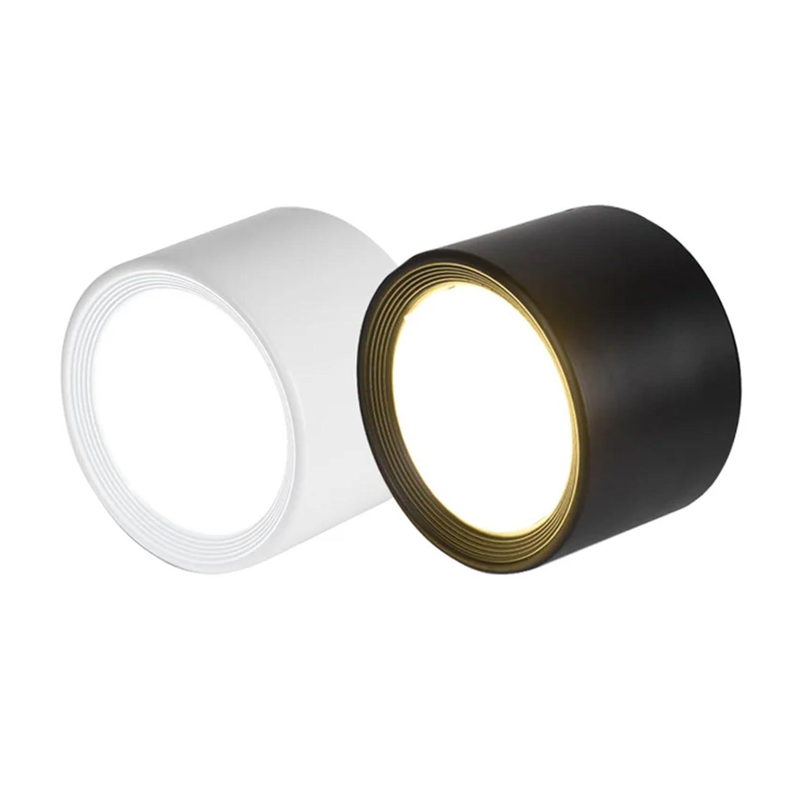 Générique zhuguiming Spot encastré LED en saillie, éclairage latéral, 5W, 7W, 9W, 12W, 15W, 18W, 20W, style nordique(Natural white 4000K,20W White)