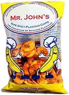 MR. JOHN'S Spicy Ripe Plantain Chips, 135gm (Pack of 25)