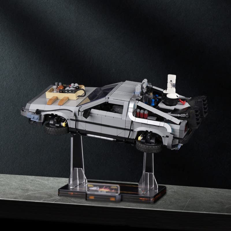 FYHCY Standard kompatibel mit Lego 10300 Back to The Future Series Time Machine Automodell, 5 mm Acrylständer kompatibel… – Bild 3