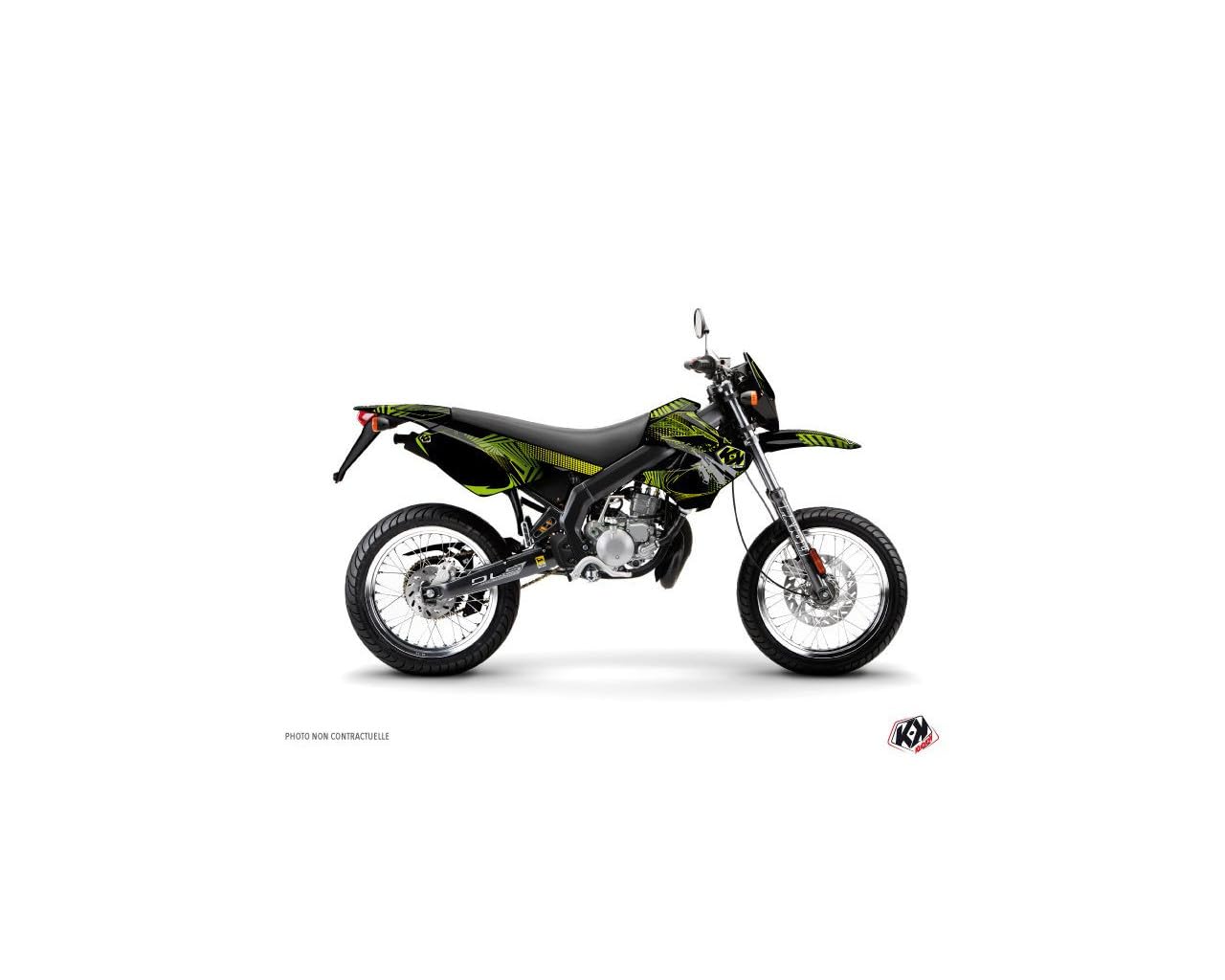 Kit deco 50cc Graff Derbi Drd Xtreme vert : cachez vos rayures