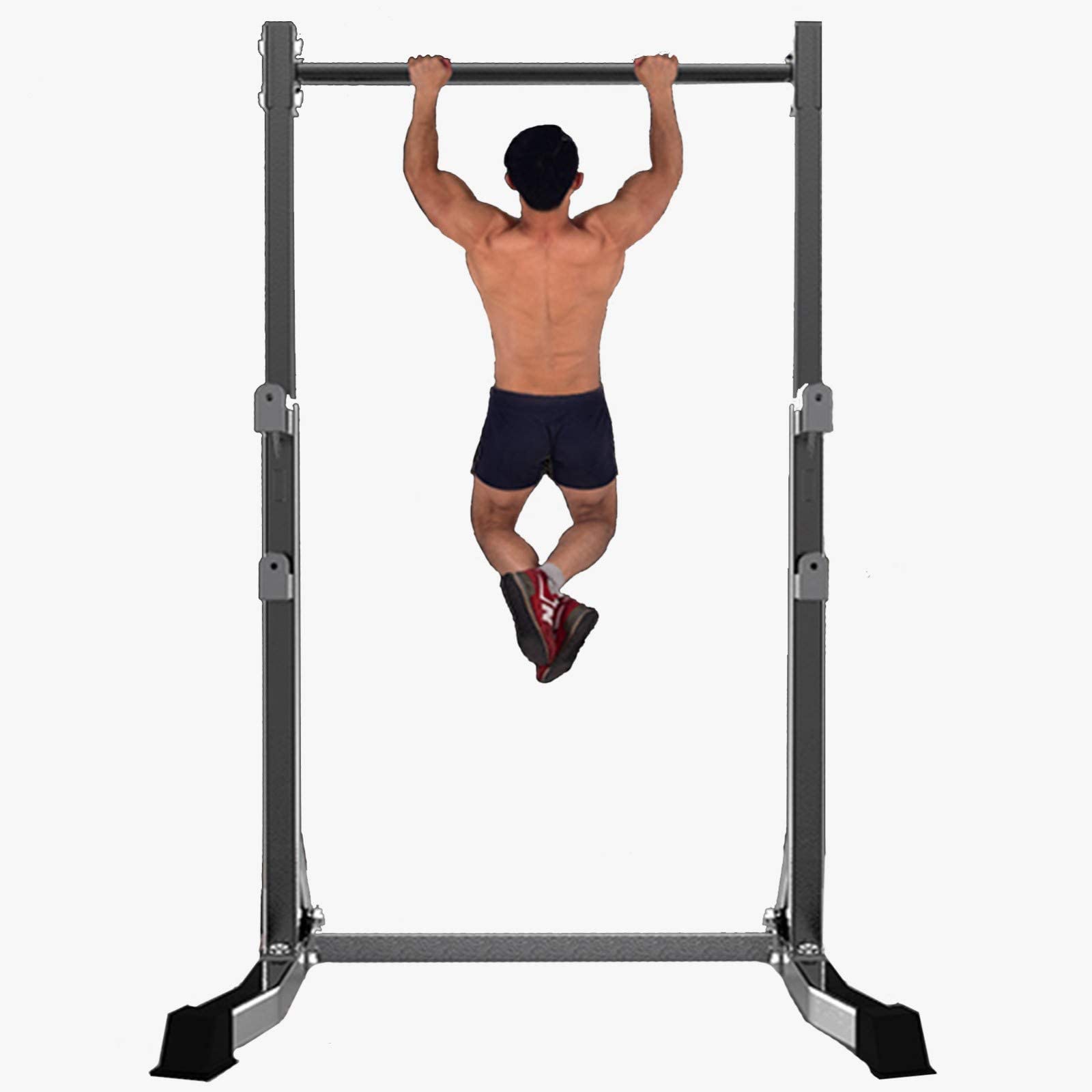 Buy Barbell Rack Squat Stand Adjustable Bench Press Rack Power Tower
