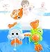fiouni Baby Bath Toy Set Cascada interactiva Estación de Agua Juguetes de bañera con ventosas para niños de 18 Meses en adelante