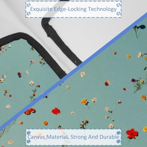 Canvas Tote Bag for Women Girls, Vintage Nautical Anchor Background Reusable Shoulder Tote Bag for Grocery Shopping Work3