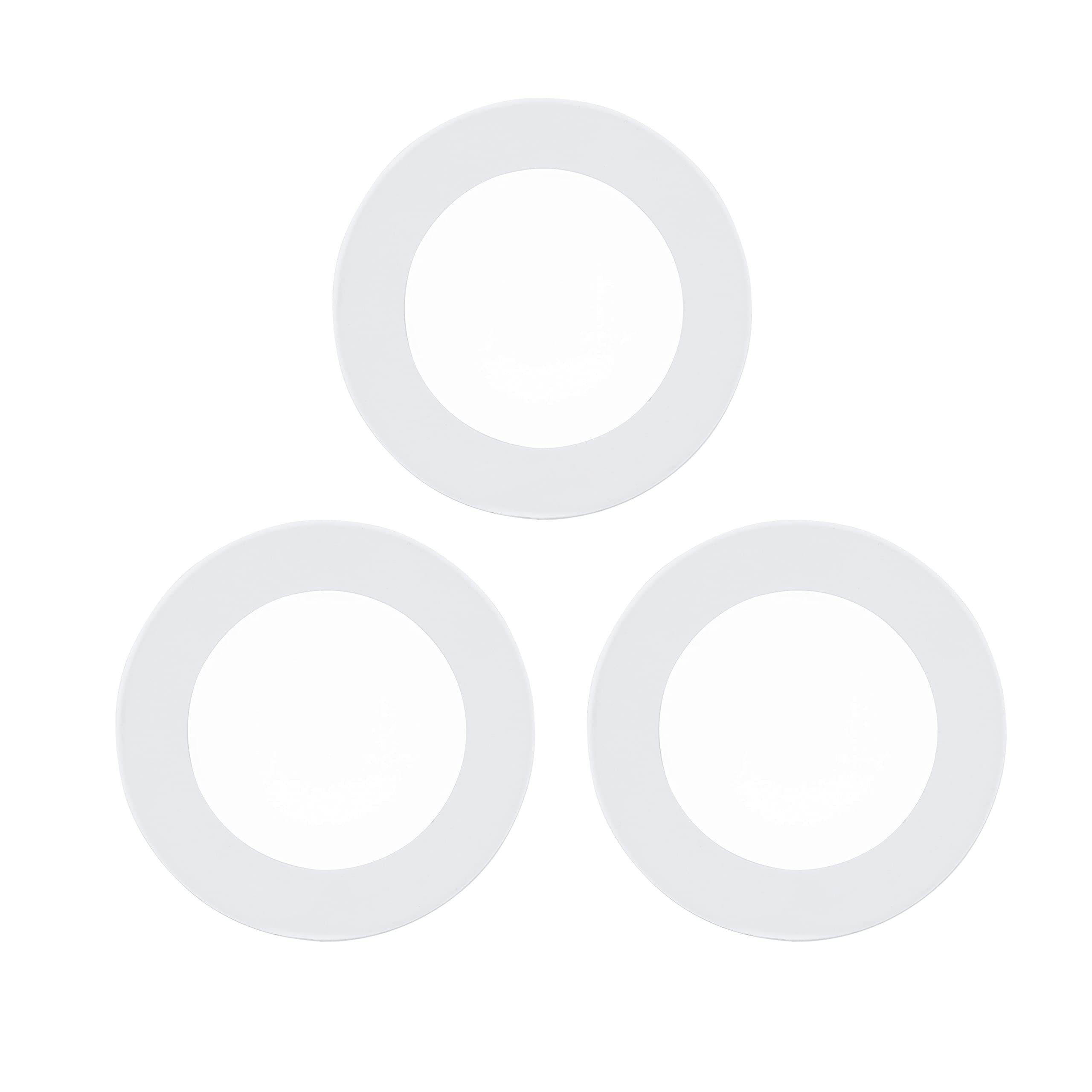 UltraPro Linkable Recessed Puck Lights, 3 Pucks, LED Puck, 150 Lumens, Warm White Light, Under Cabinet Lighting, Warm White, Kitchen, Counter, Indoor, 45744