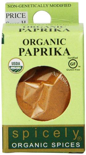 Spicely Organic Paprika, 0.6 Ounce (Pack of 6)