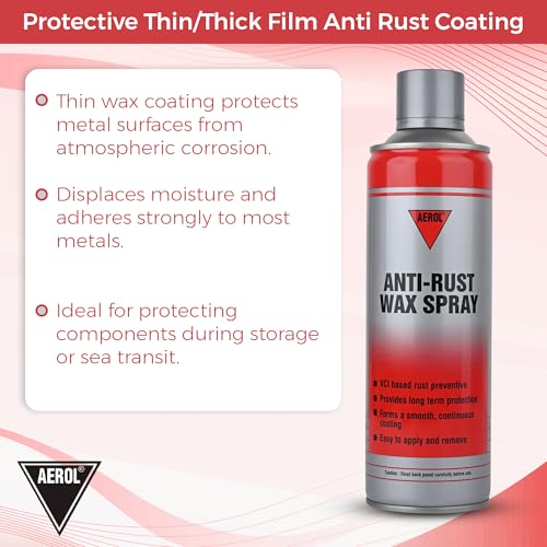 Image of Aerol Anti - Rust Wax Film for Moulds & Dies Grade 226 (300g /458ml) | Quick-Drying Green Corrosion Inhibitor for Metal Storage & Preservation