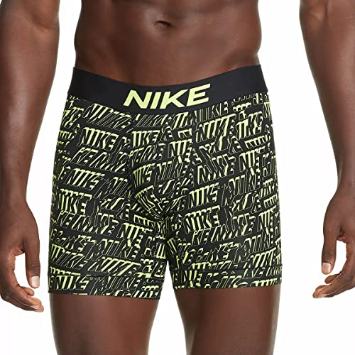 Nike Men`s Essential Micro Boxer Brief 1 Pack (Large, Black(KE1091-010)/V)