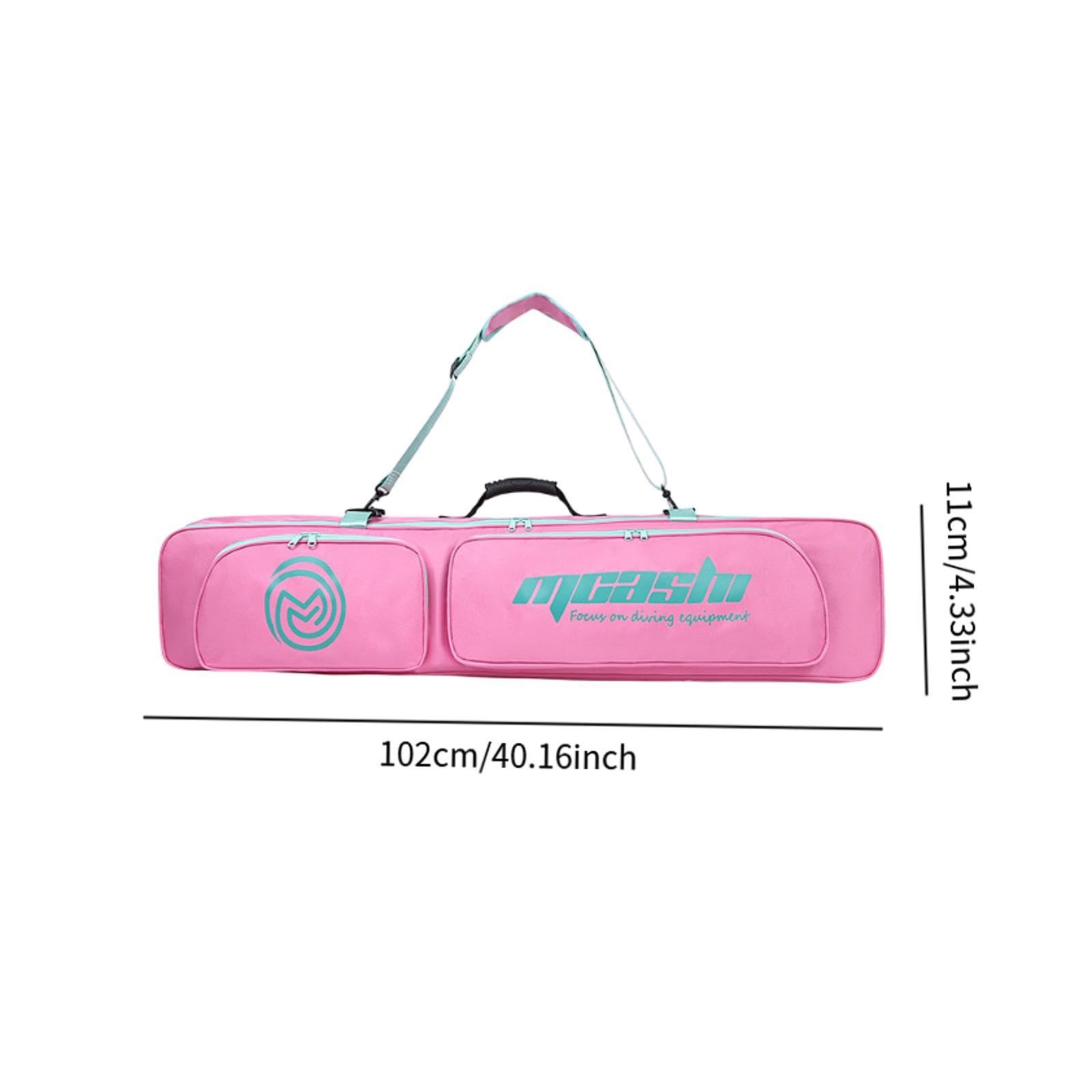 Sac à Palmes Longues avec Bandoulière, Rangement pour Équipement de Plongée, pour l'Apnée, la Natation, la Plongée avec Tuba