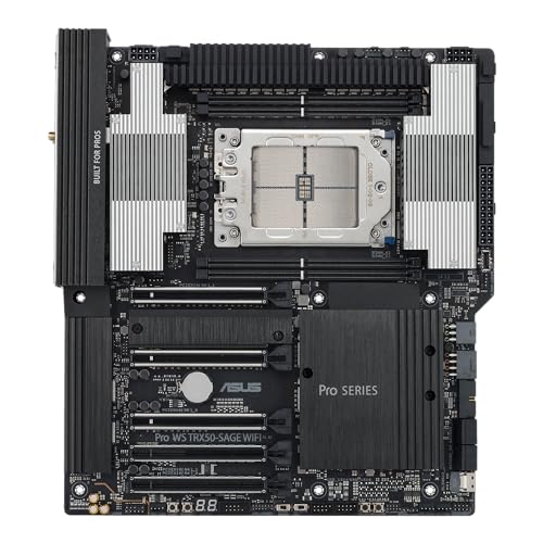 ASUS Pro WS TRX50-SAGE WIFI CEB Workstation motherboard, AMD Ryzen Threadripper PRO 7000 WX,ECC R-DIMM DDR5, 36 power-stage, WiFi 7,PCIe 5.0 x 16,PCIe 5.0 M.2, 10 Gb and 2.5 Gb LAN, multi-GPU support. by Asus - Image 8